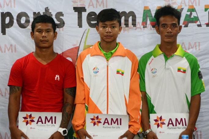 ဧရာမြန်မာအာမခံလုပ်ငန်းမှ လျော်ကြေးရရှိခဲ့သော အားကစားသမားများ။