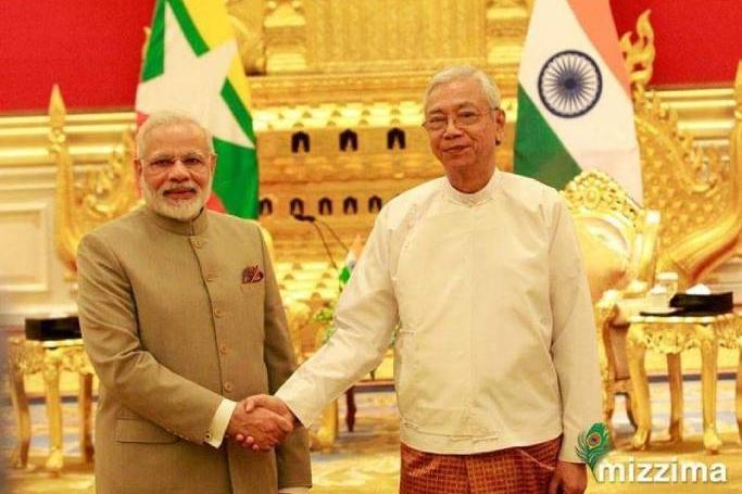 Photo - အရပ်သားအစိုးရ လက်ထက် အိန္ဒိယ ဝန်ကြီးချုပ် နာရင်ဒြာမိုဒီ မြန်မာနိုင်ငံသို့ လာရောက်စဥ်