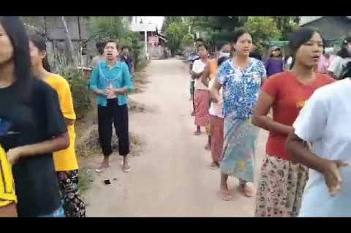 Embedded thumbnail for ယင်းမာပင်မြို့နယ်က ရွှေနွယ်သွေးသပိတ်စစ် ကြောင်း ၄၈၁ ရက်မြောက် ချီတက်ဆန္ဒပြ
