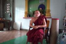တောင်ဒဂုံမြို့နယ် သစ္စဝတီကျောင်းတိုက်၌ ယခုလအစောပိုင်းက တွေ့ရသည့်ဦးစန္ဒိမာ (ဓာတ်ပုံ - ဝင်းနန္ဒာ/Myanmar Now)