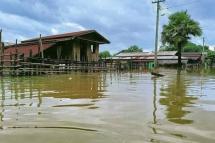 ဓါတ်ပုံ- ဘီးလင်းမြို့နယ်၊ ကျိုက်ထိုမြို့နယ်နှင့် လှိုင်းဘွဲ့မြို့နယ်တို့တွင် ရေကြီးရေလျှံမှု အခြေအနေများ