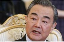 FILE PHOTO - China’s top diplomat State Councillor Wang Yi speaks during a meeting with Russia's Foreign Minister Sergei Lavrov in Moscow, Russia April 5, 2018. REUTERS/Sergei Karpukhin Read more at https://www.channelnewsasia.com/news/asia/china-attacks-us-at-g20-as-the-world-s-biggest-source-of-instability-12120074