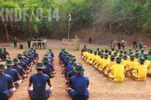 Photo - ကရင်နီအမျိုးသားများ ကာကွယ်​ရေးတပ် KNDF တပ်ရင်း ၁၄ တပ်ဖွဲ့ဝင်များအား ၂၀၂၃ ခုနှစ် ဧပြီလအတွင်းက​တွေ့ရစဥ် (KNDF)