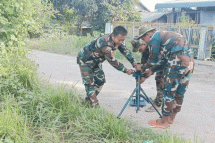ပုံအညွှန်း ။   ။ People Defence Force Taungdwin Region - Minkin( MKPDF) မှရဲဘော်များ