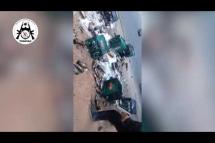 Embedded thumbnail for ရွာငံမြို့နယ်တွင် စစ်ကောင်စီတပ် ထုတ်ကုန် မြန်မာဘီယာ တင်ဆောင်သည့်ကား မီးရှို့ဖျက်ဆီးခံရ