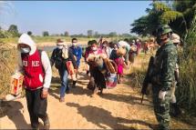 Embedded thumbnail for ထိုင်းဘက် ထွက်ပြေးလာတဲ့ မြန်မာဒုက္ခသည်တွေ လုံခြုံမှုမရှိဘဲ နေရပ်ပြန်မပို့ဖို့ NHRC တောင်းဆို