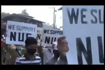 Embedded thumbnail for ဖားကန့်မြို့က NUG ကိုကြိုဆိုထောက်ခံကြောင်းနဲ့ စစ်အာဏာရှင်ပြုတ်ကျရေး ချီတက်ဆန္ဒပြပွဲ